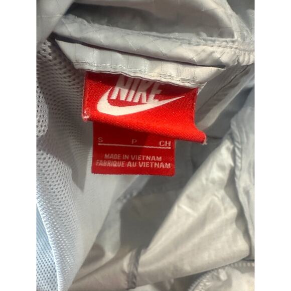 Nike Colorblocked Windrunner Hooded Jacket Pure Platinum White 804947-011 Small - Picture 6 of 16